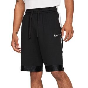 Nike Dri-Fit‎ Elite Basketball Athletic Black White Shorts Men's Size Medium